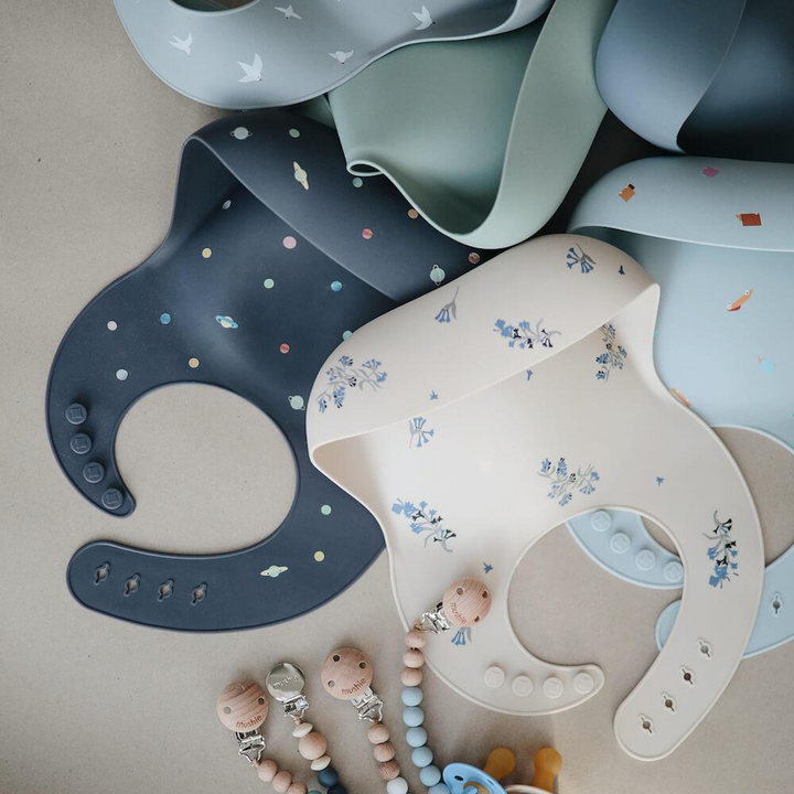 Mushie Silicone Baby Bib