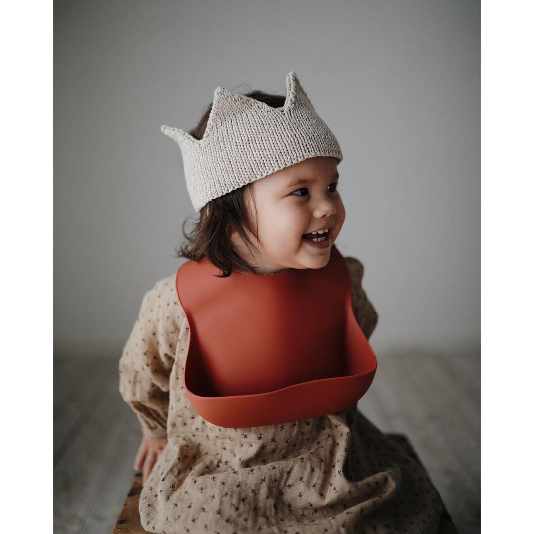 Mushie Silicone Baby Bib