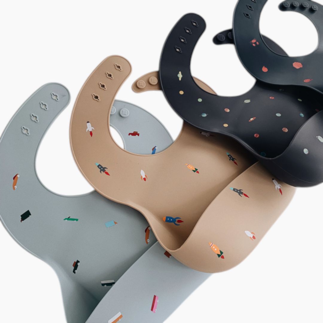 Mushie Silicone Baby Bib