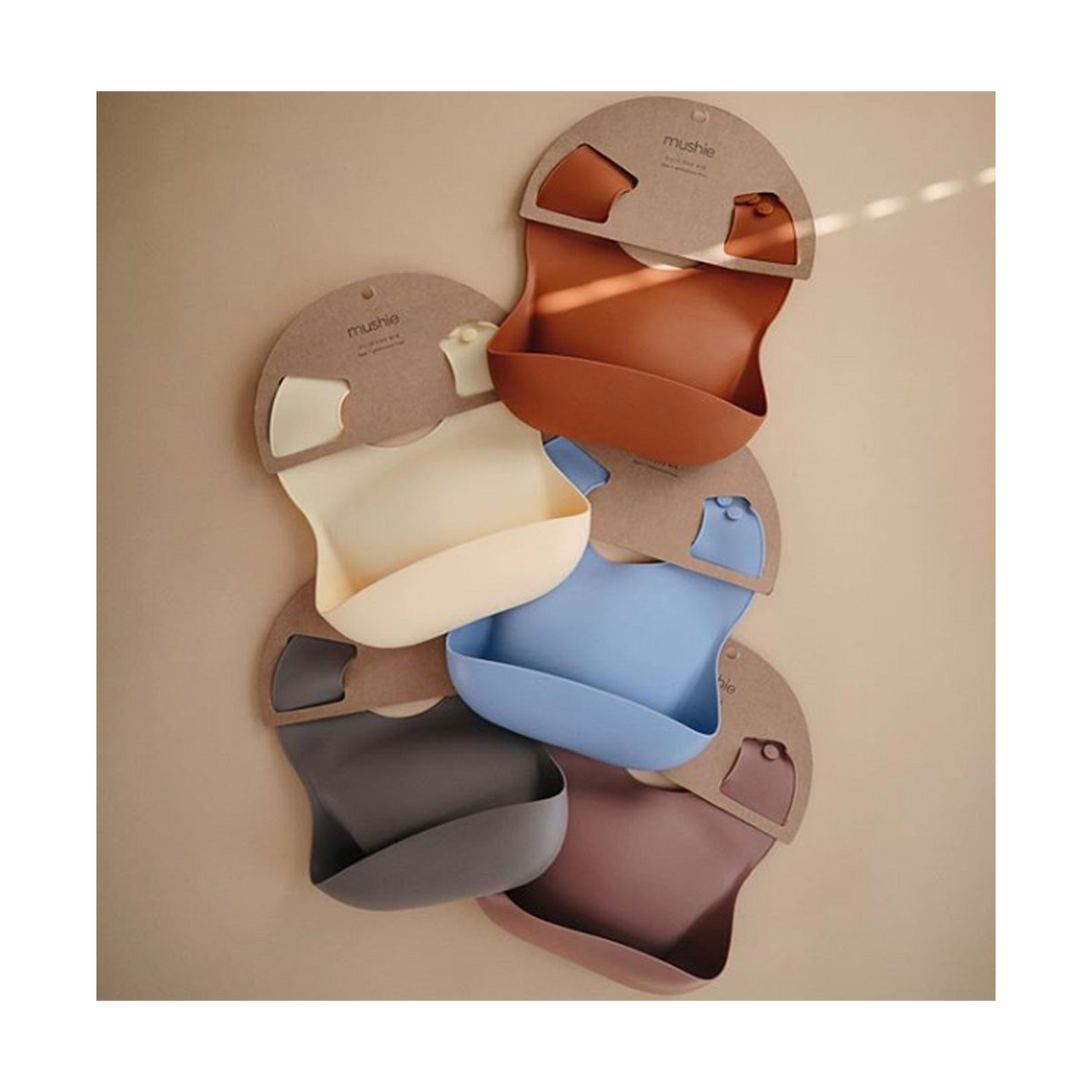 Mushie Silicone Baby Bib