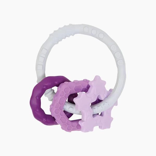 Babyjem Silicone Ring Teether - Pink