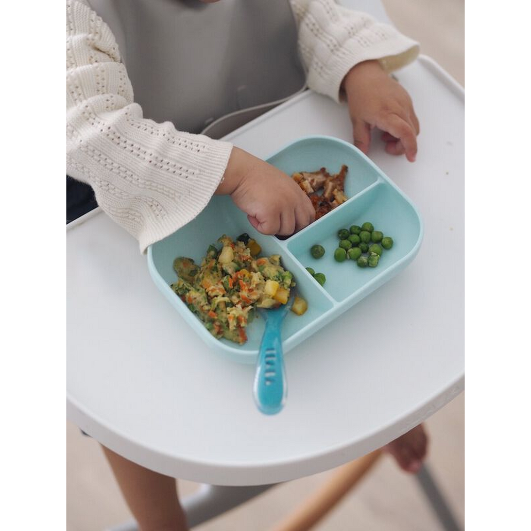 Beaba Silicone Suction Plate &amp; Spoon
