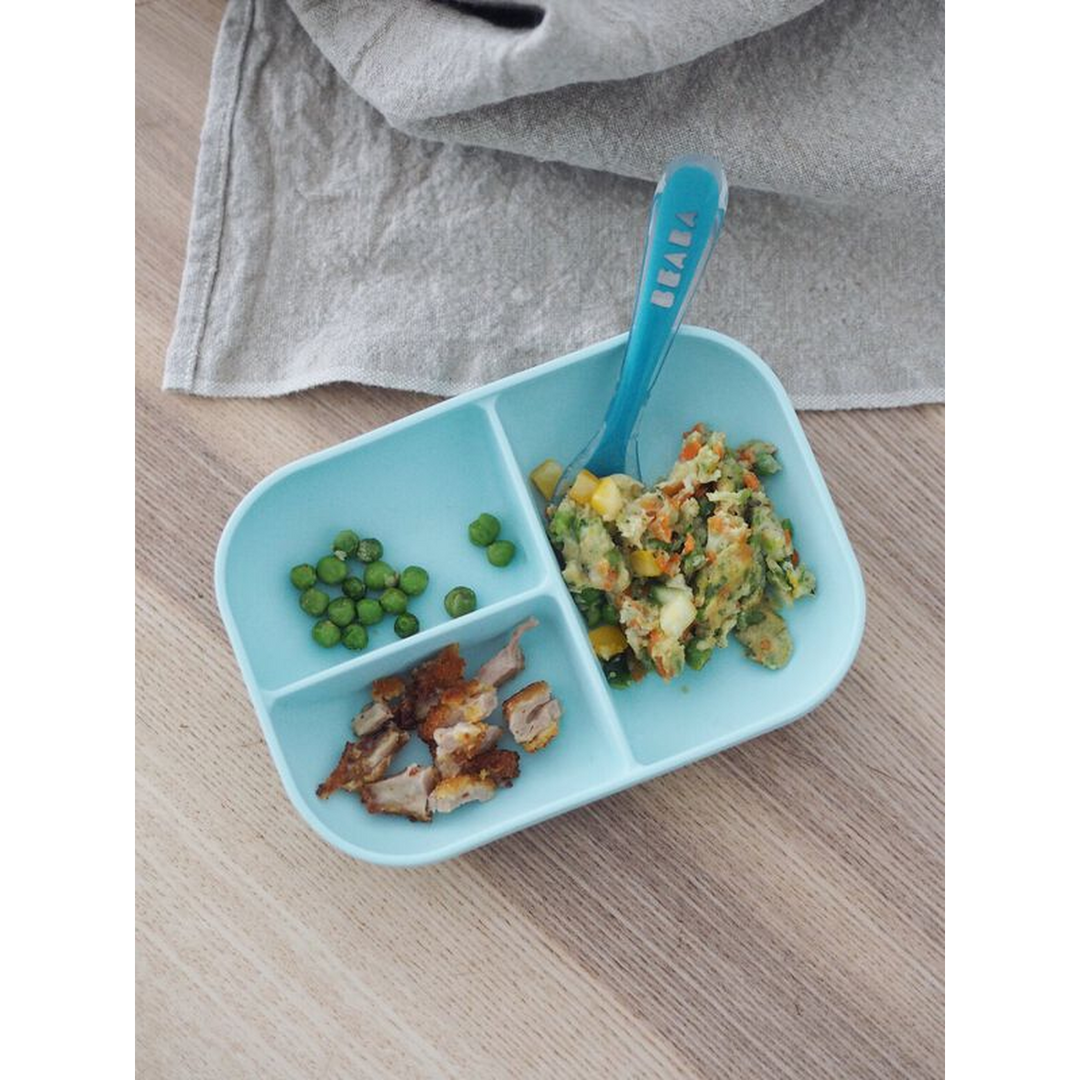 Beaba Silicone Suction Plate &amp; Spoon