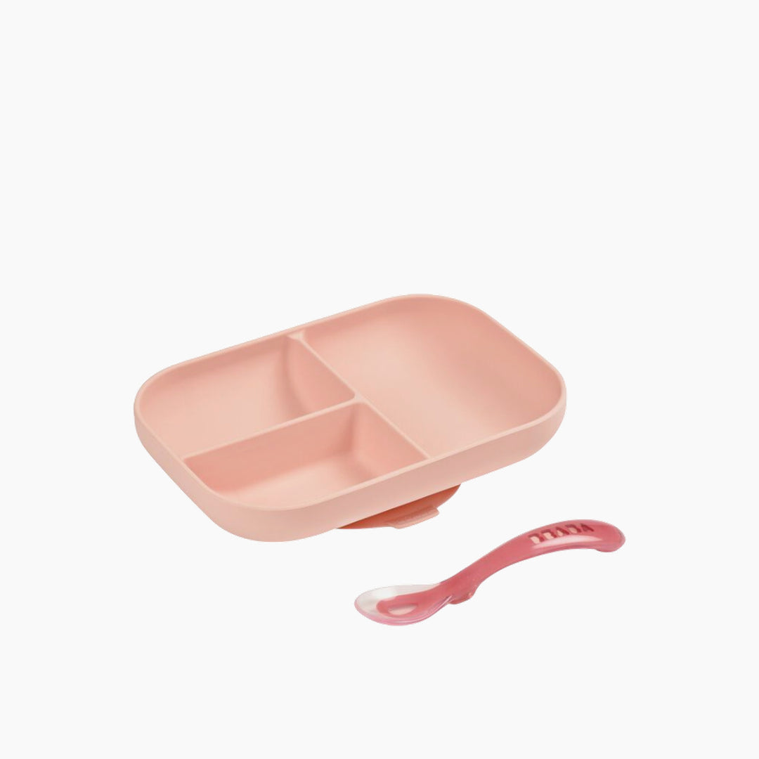 Beaba Silicone Suction Plate &amp; Spoon
