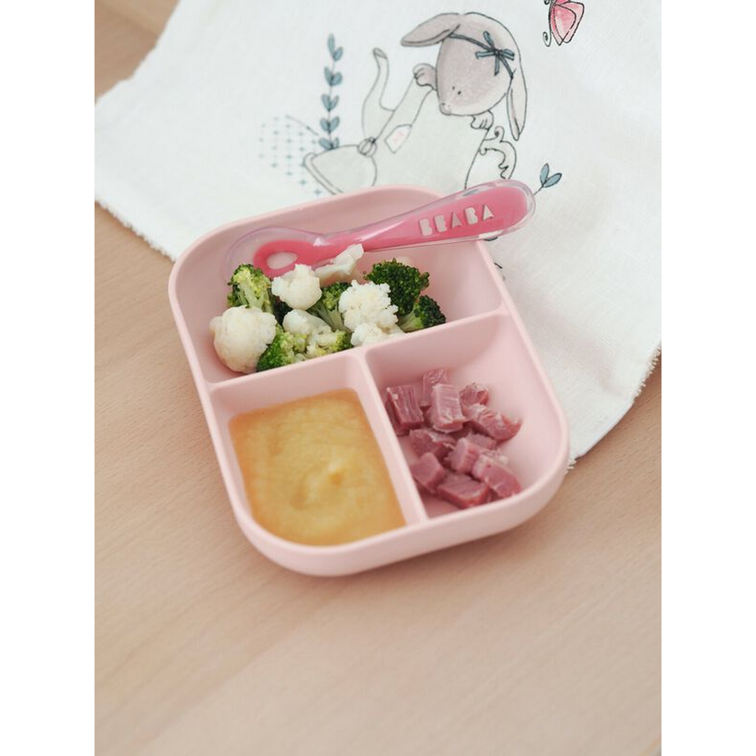 Beaba Silicone Suction Plate &amp; Spoon