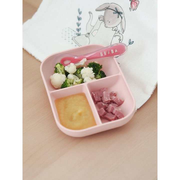 Beaba Silicone Suction Plate &amp; Spoon