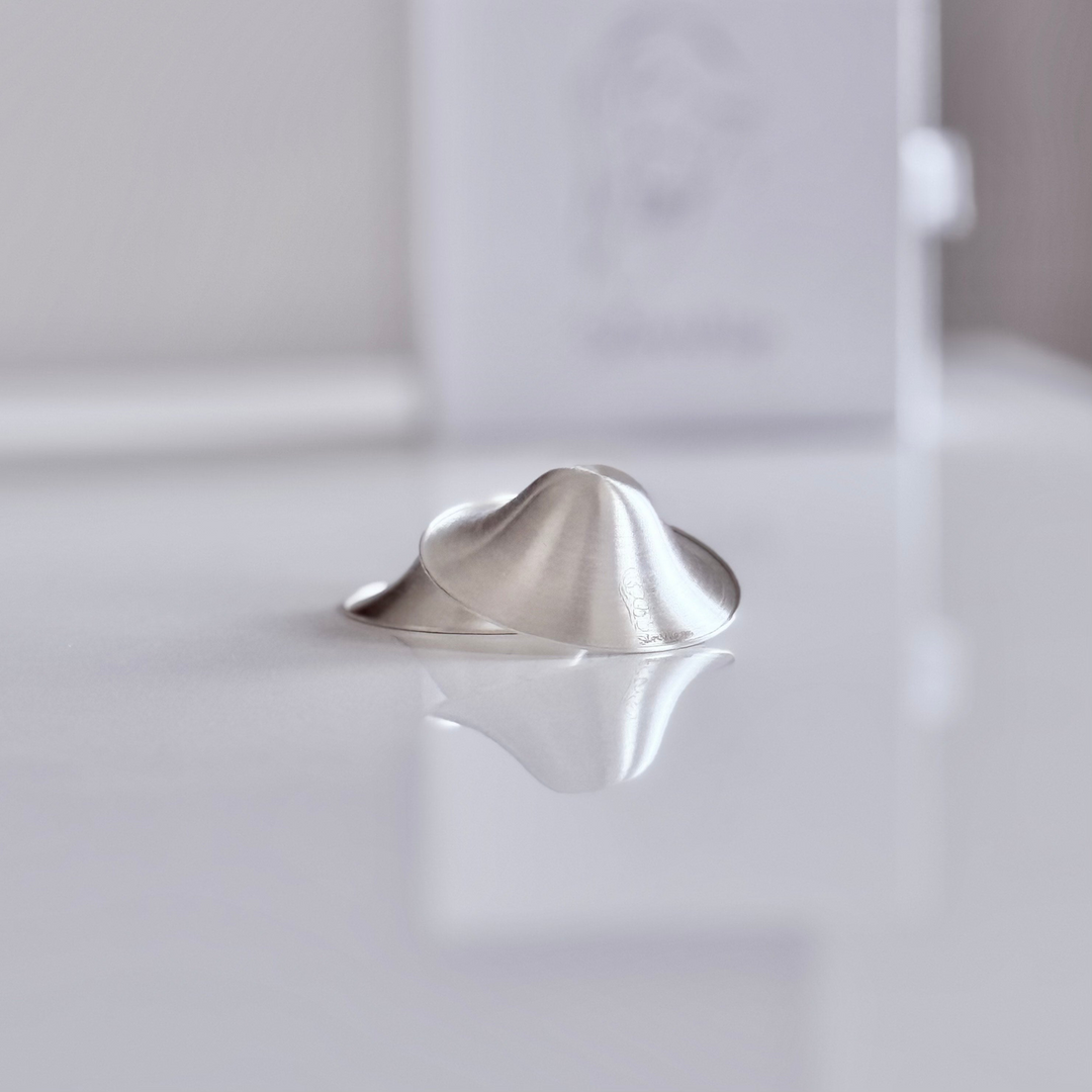 SilverNip medium nipple covers made of 999 fine silver