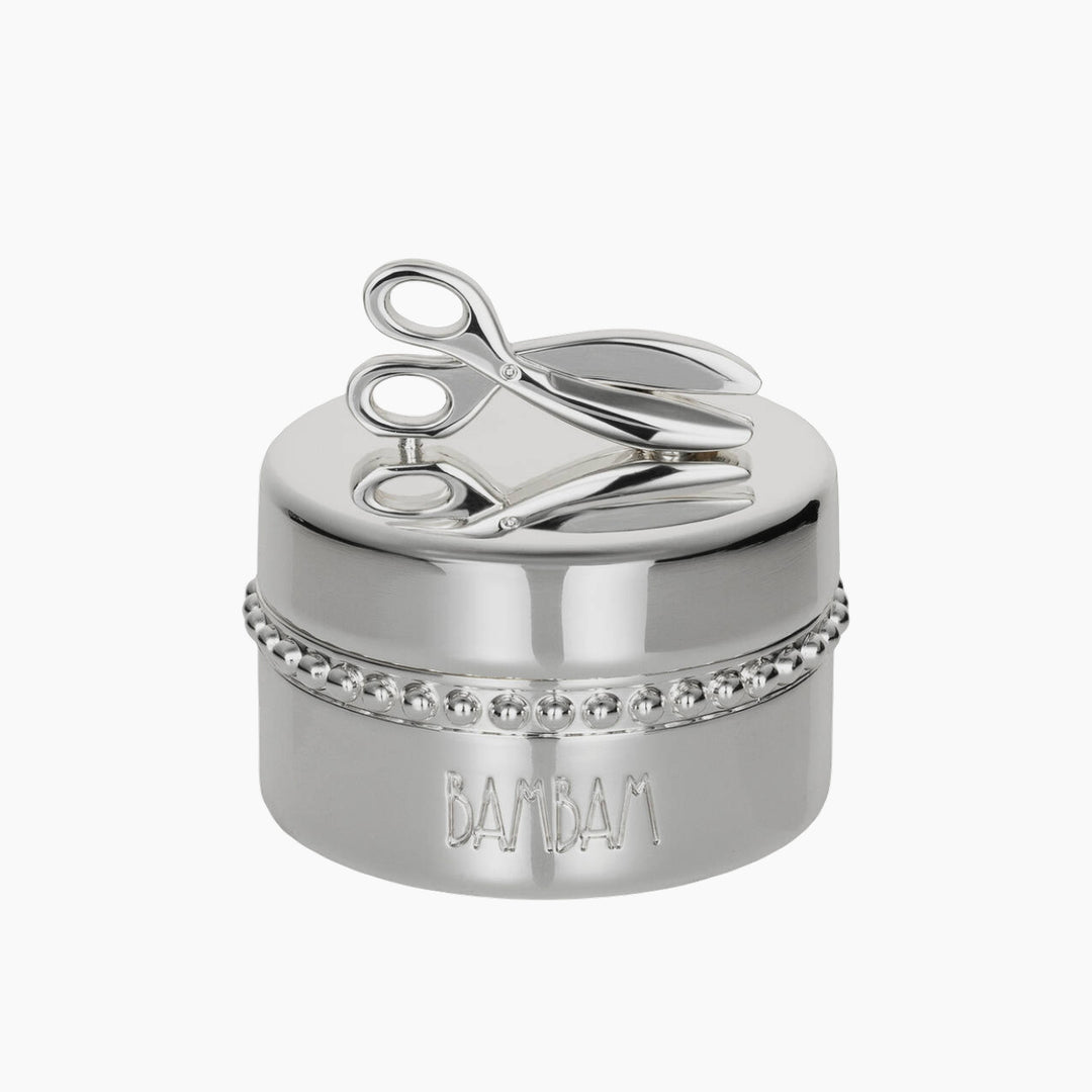 Bambam Silver Plated Hairlock Box