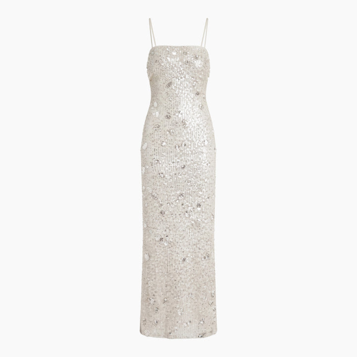 Bardot Sinclaire Sequin Embellished Floral Motif Maxi Dress