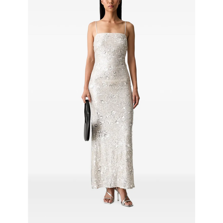 Bardot Sinclaire Sequin Embellished Floral Motif Maxi Dress