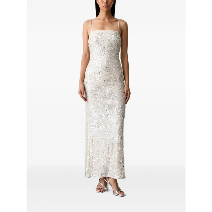 Bardot Sinclaire Sequin Embellished Floral Motif Maxi Dress
