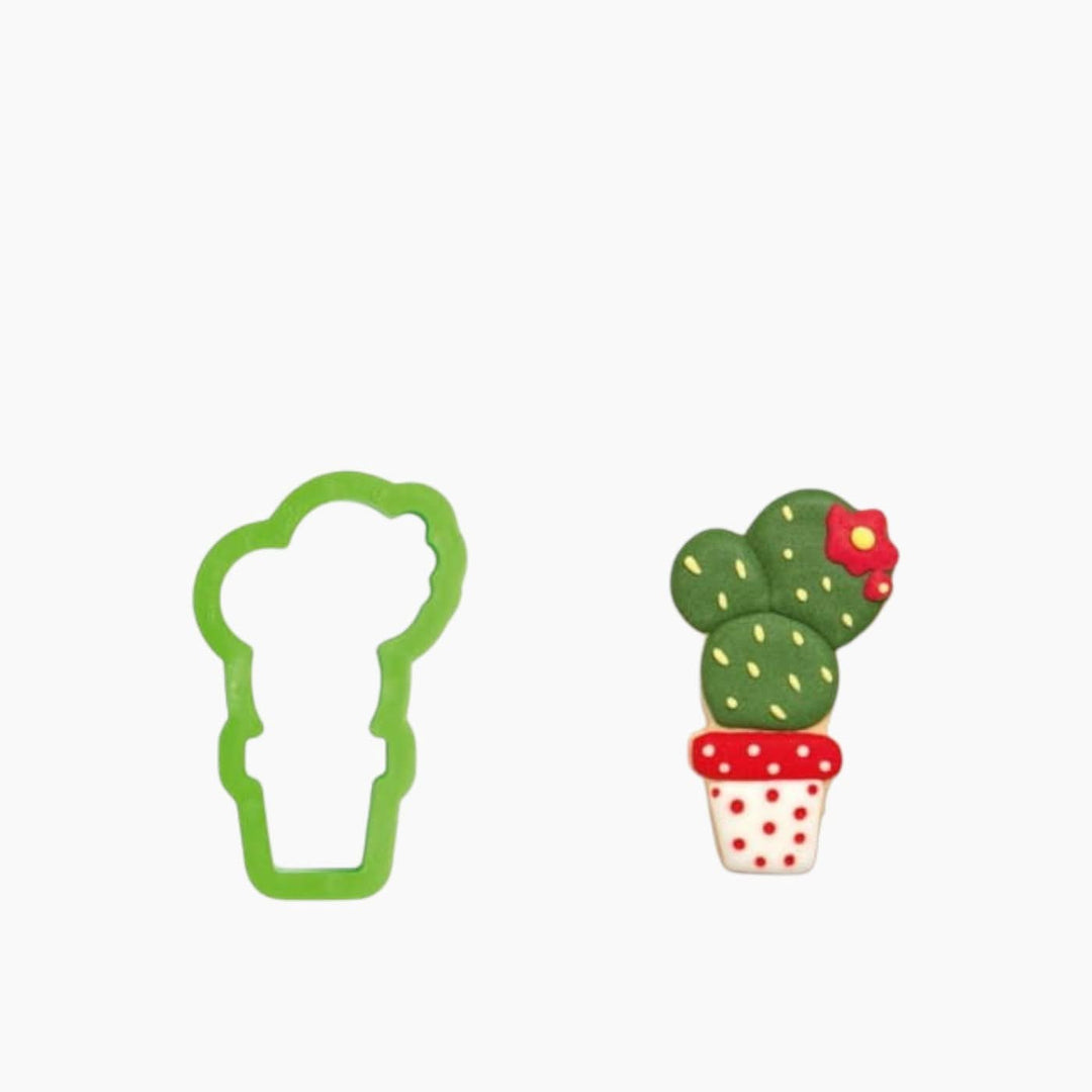 Decora Single Cactus Pot Cookie Cutter - HUNA
