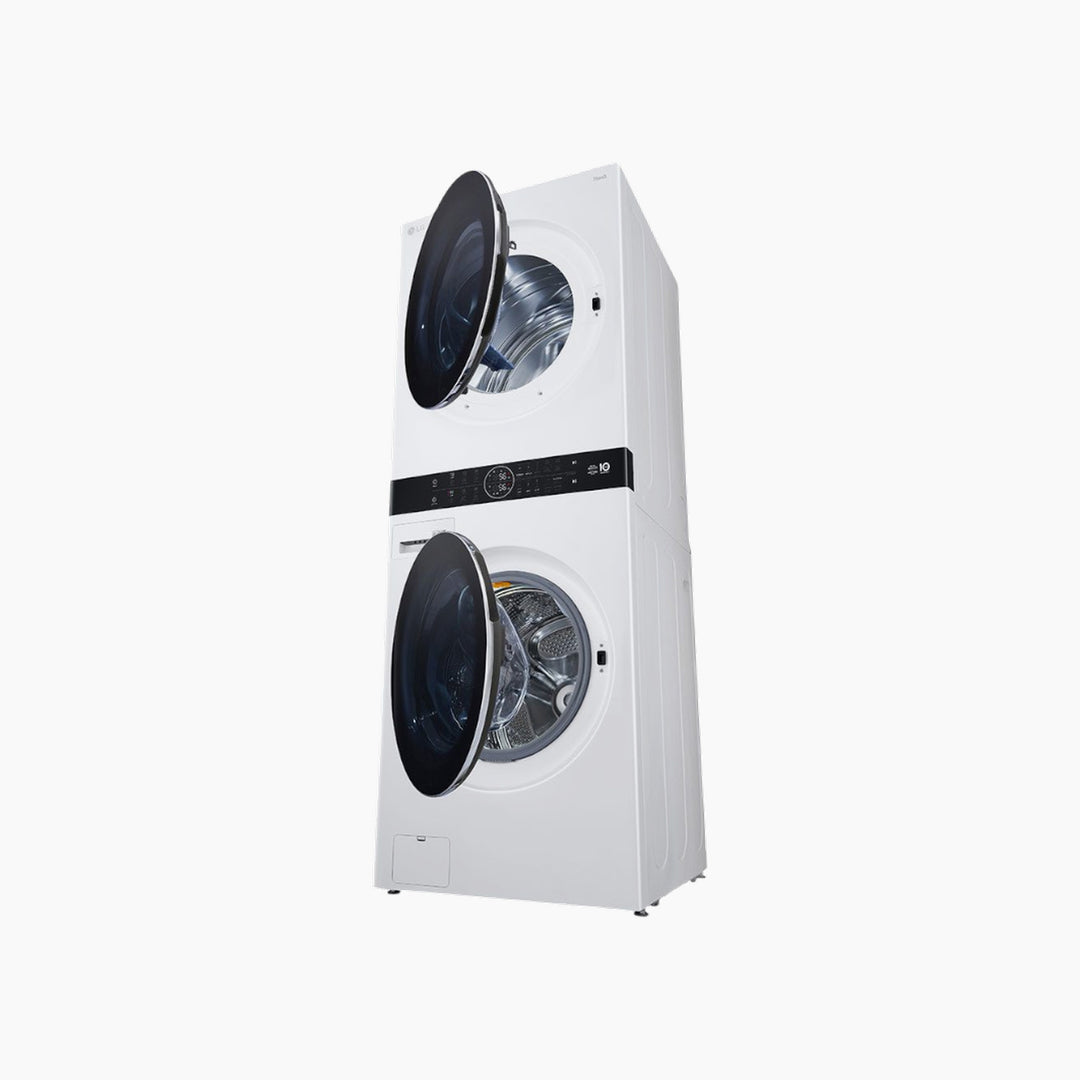 LG Single Unit Front Load 17/16KG LG WashTower with Centre Control White