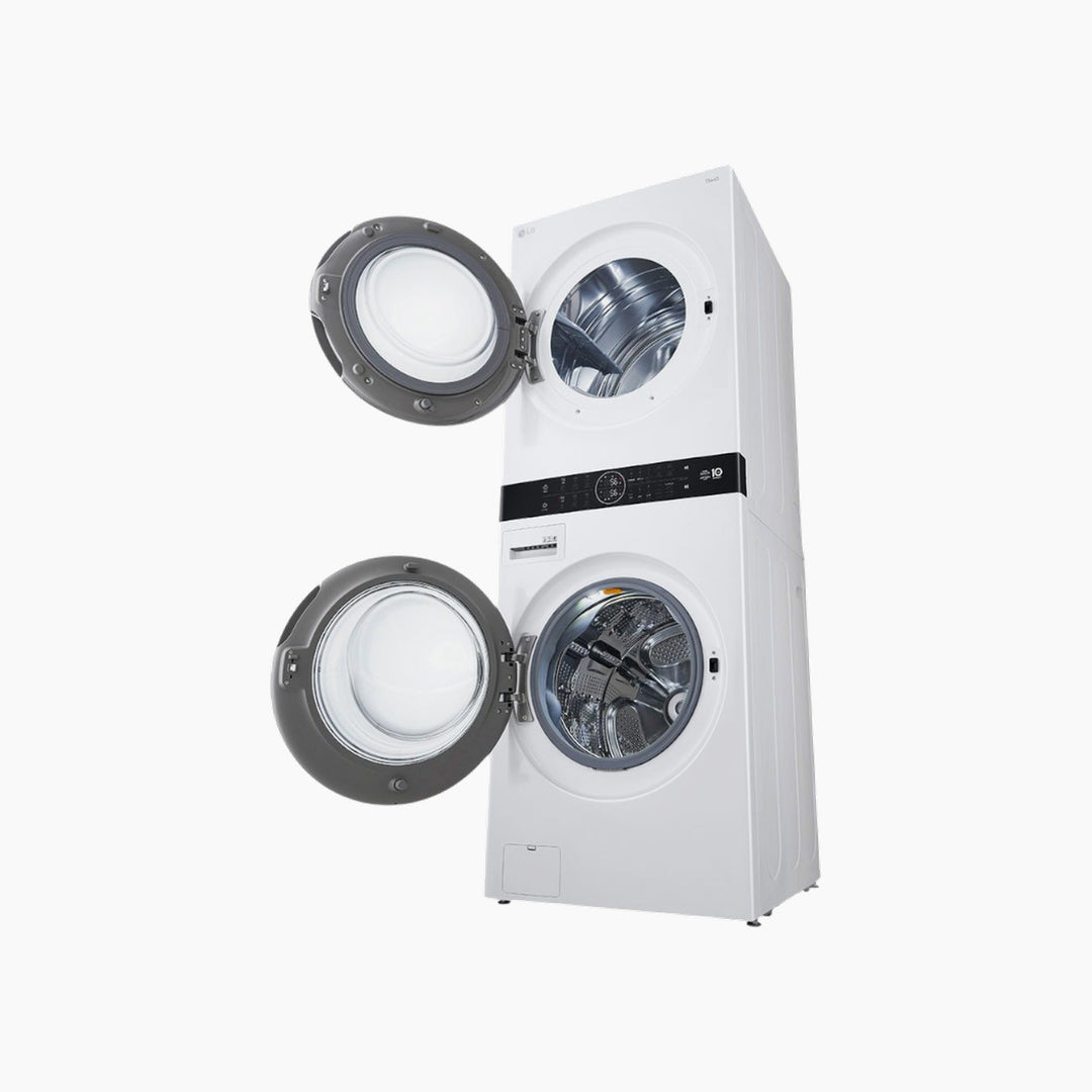 LG Single Unit Front Load 17/16KG LG WashTower with Centre Control White