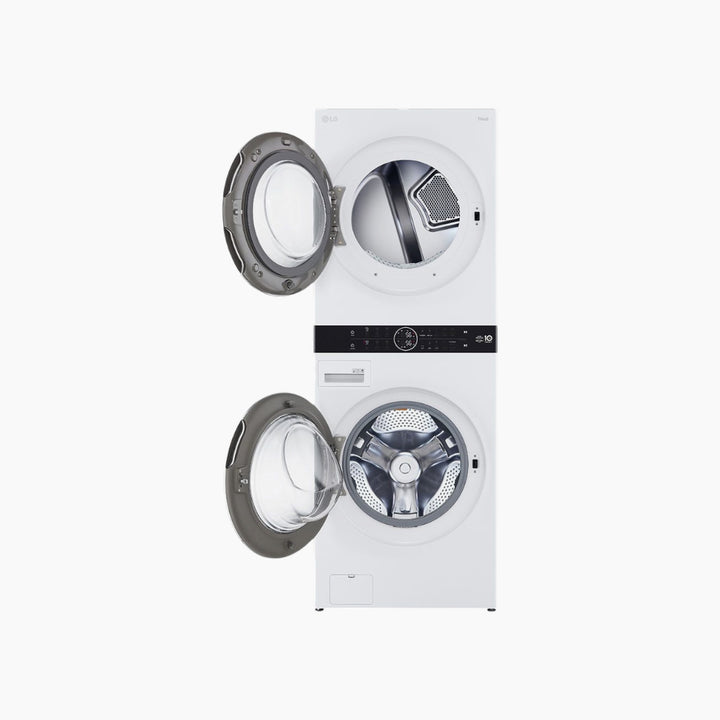 LG Single Unit Front Load 17/16KG LG WashTower with Centre Control White