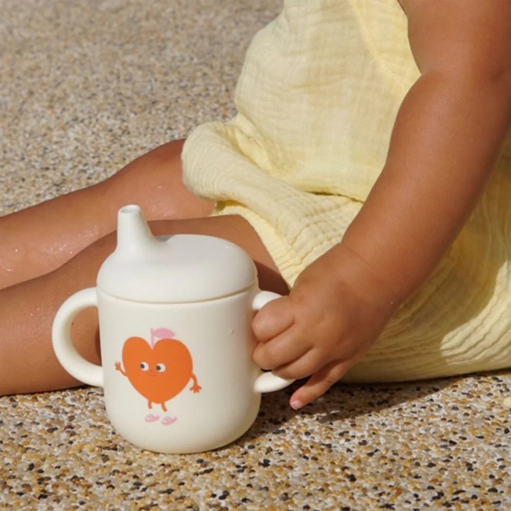 SunnyLife Sippy Cup - Poppy the Peach Cream