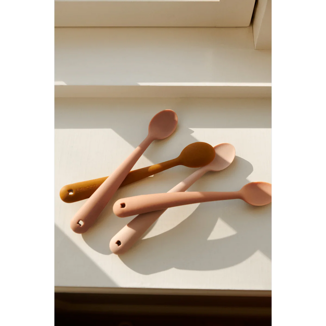 Liewood Siv Feeding Spoon Multi Mix - Pack of 4 - HUNA