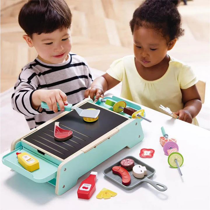 Hape Sizzling Griddle &amp; Grill Wooden BBQ