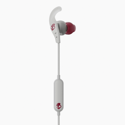 سماعات أذن Skullcandy Set IPX4 مقاومة للعرق/الماء (رمادي/أحمر)