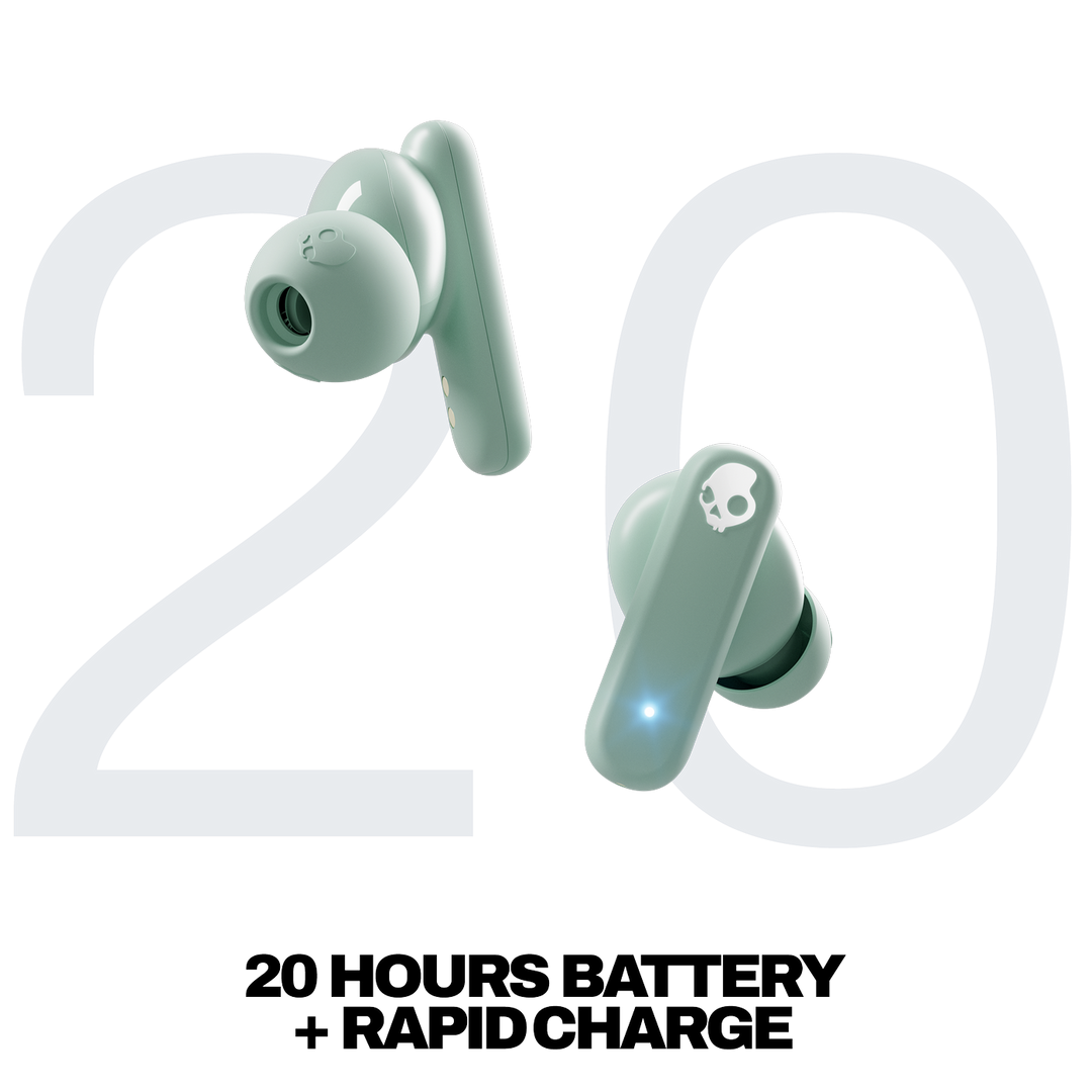 Skullcandy Smokin Buds Earbuds - Preppy Sage