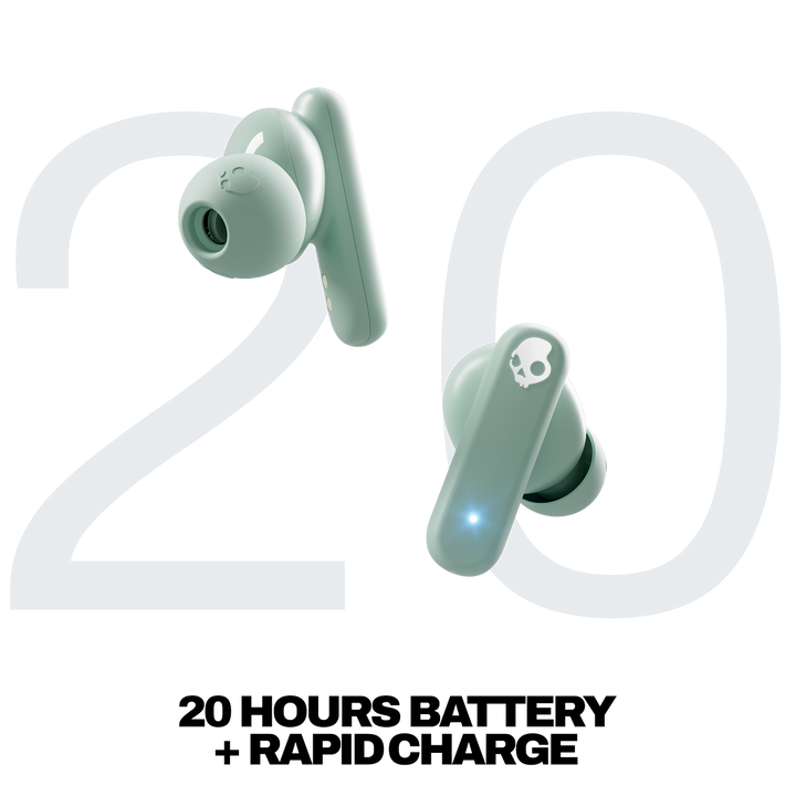 Skullcandy Smokin Buds Earbuds - Preppy Sage