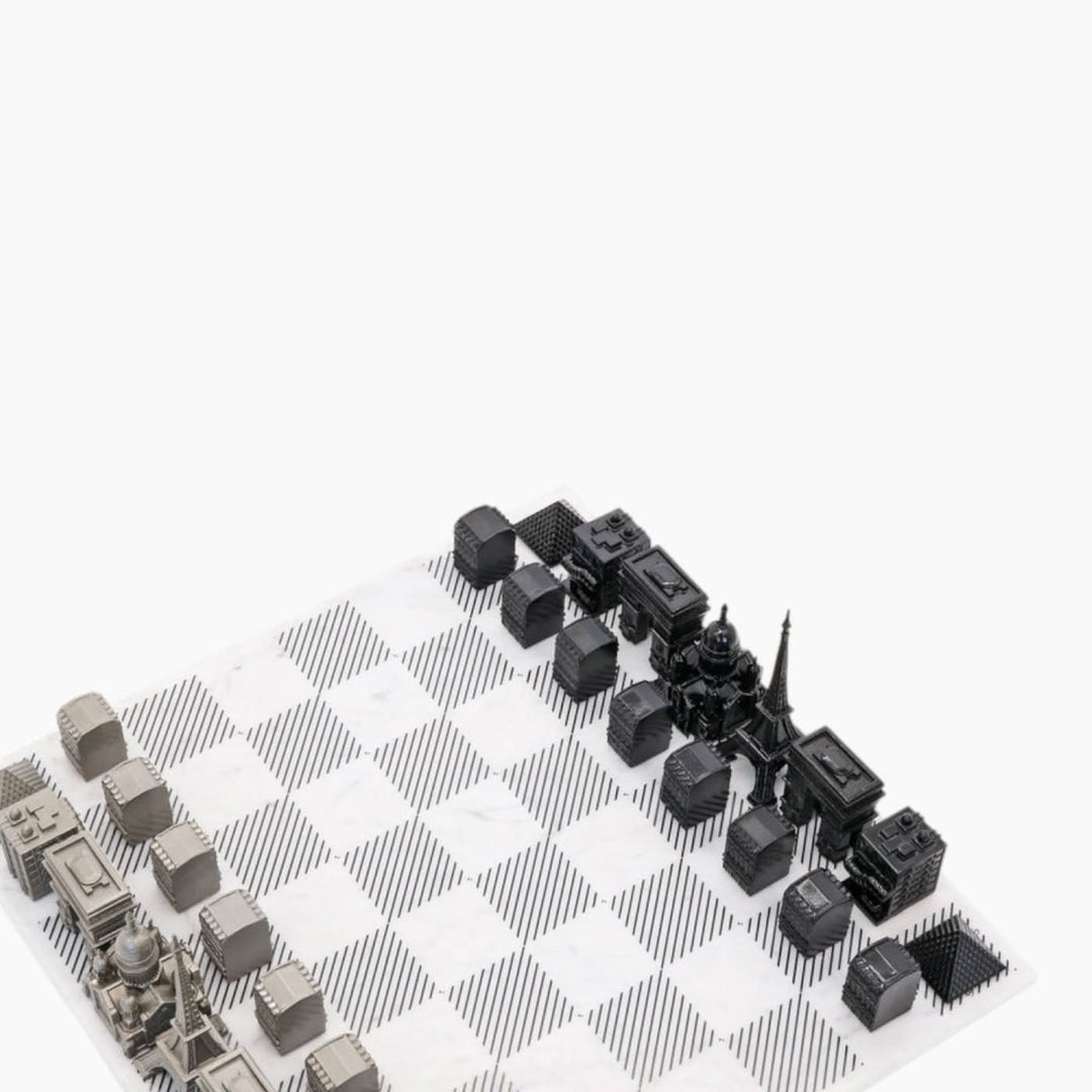 Skyline Chess Paris City Chess Set - HUNA