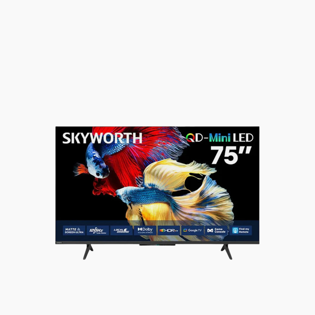 Skyworth TV 75 Inch Mini LED Smart 4k Qled And Eye Care Features