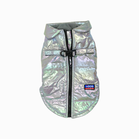 سترة شتوية أنيقة مقاومة للماء مقاس XXL مع حزام للحيوانات الأليفة