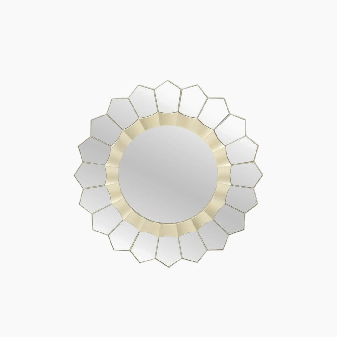 Sleek Gold Mirror