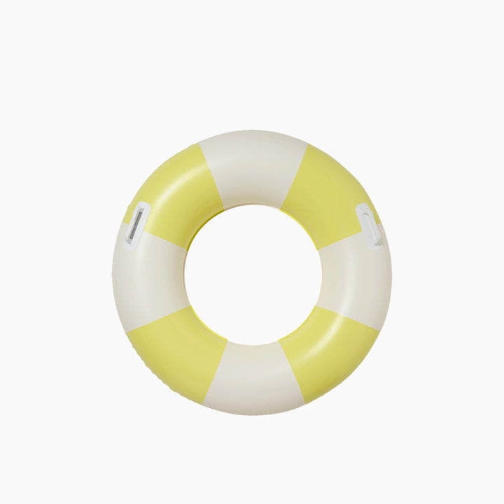 SunnyLife Slim Tube Pool Ring in Tides Out Citrus Stripe