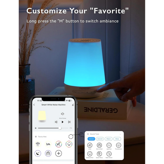 Momcozy Smart Baby Sound Machine - App Remote Control