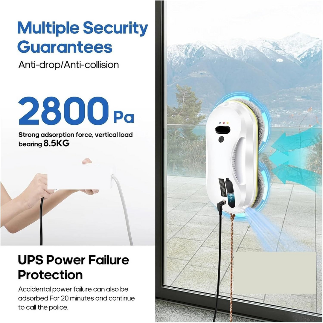 KLUOFCO Smart Electric Glass Cleaning Robot
