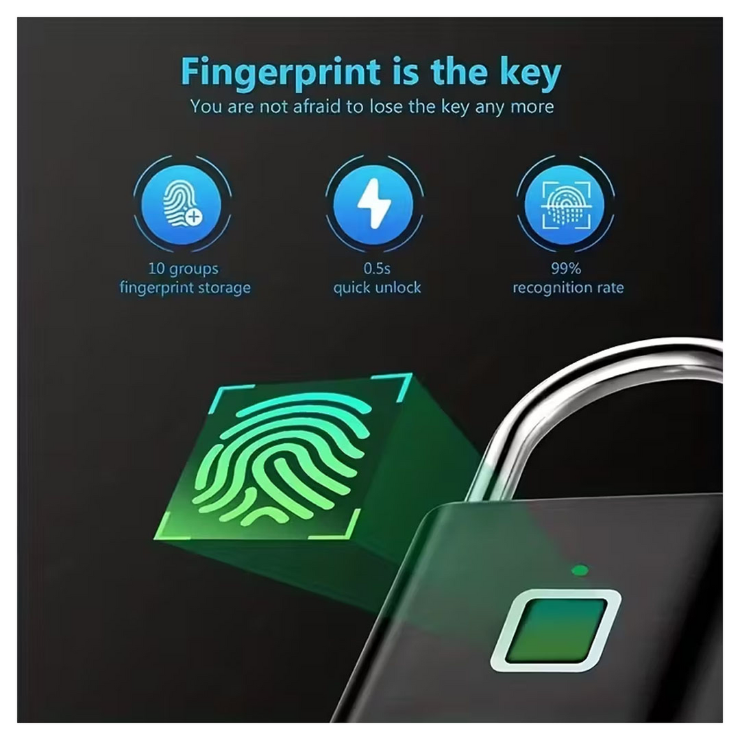 Office Jo Smart Fingerprint Padlock