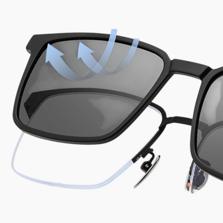 Catchy Jo JG-825 smart glasses with magnetic polarizing lenses