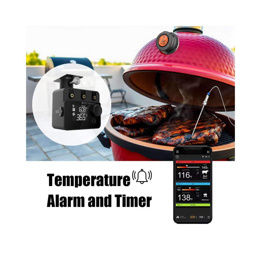 Smart Wireless Kamado Fan Thermometer