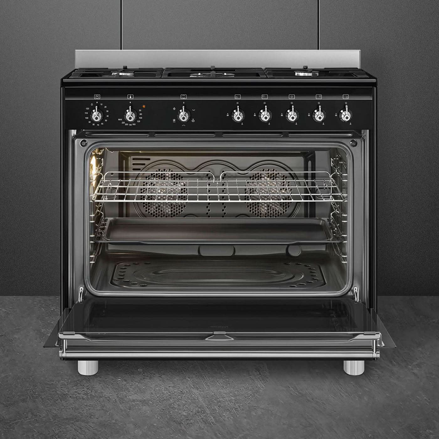 Smeg Cooker Gas Hob Gas Oven Smeg Cooker Gas Hob Gas Oven