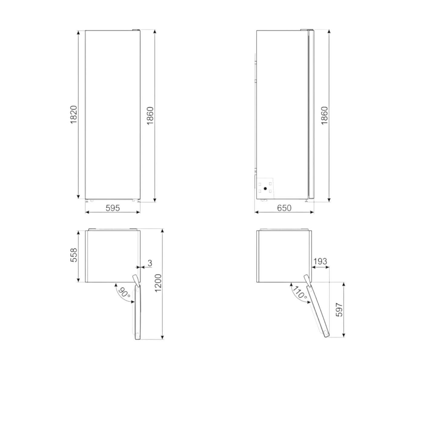 Smeg Free Standing Refrigerator Smeg Free Standing Refrigerator