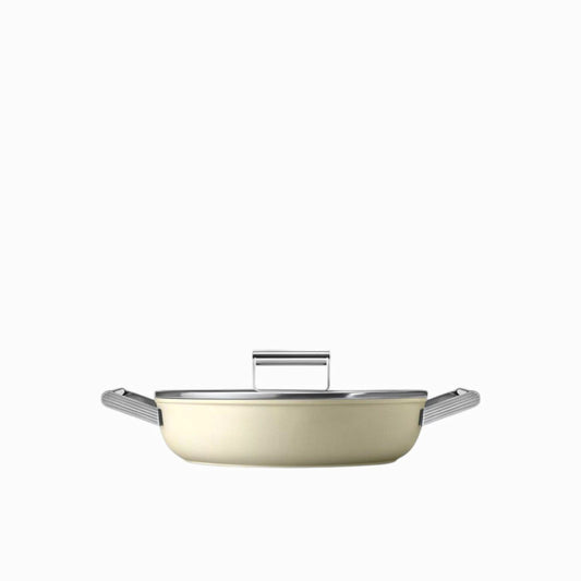 Smeg Non Stick Deep Pan Aesthetic 50's Style 28 Cm