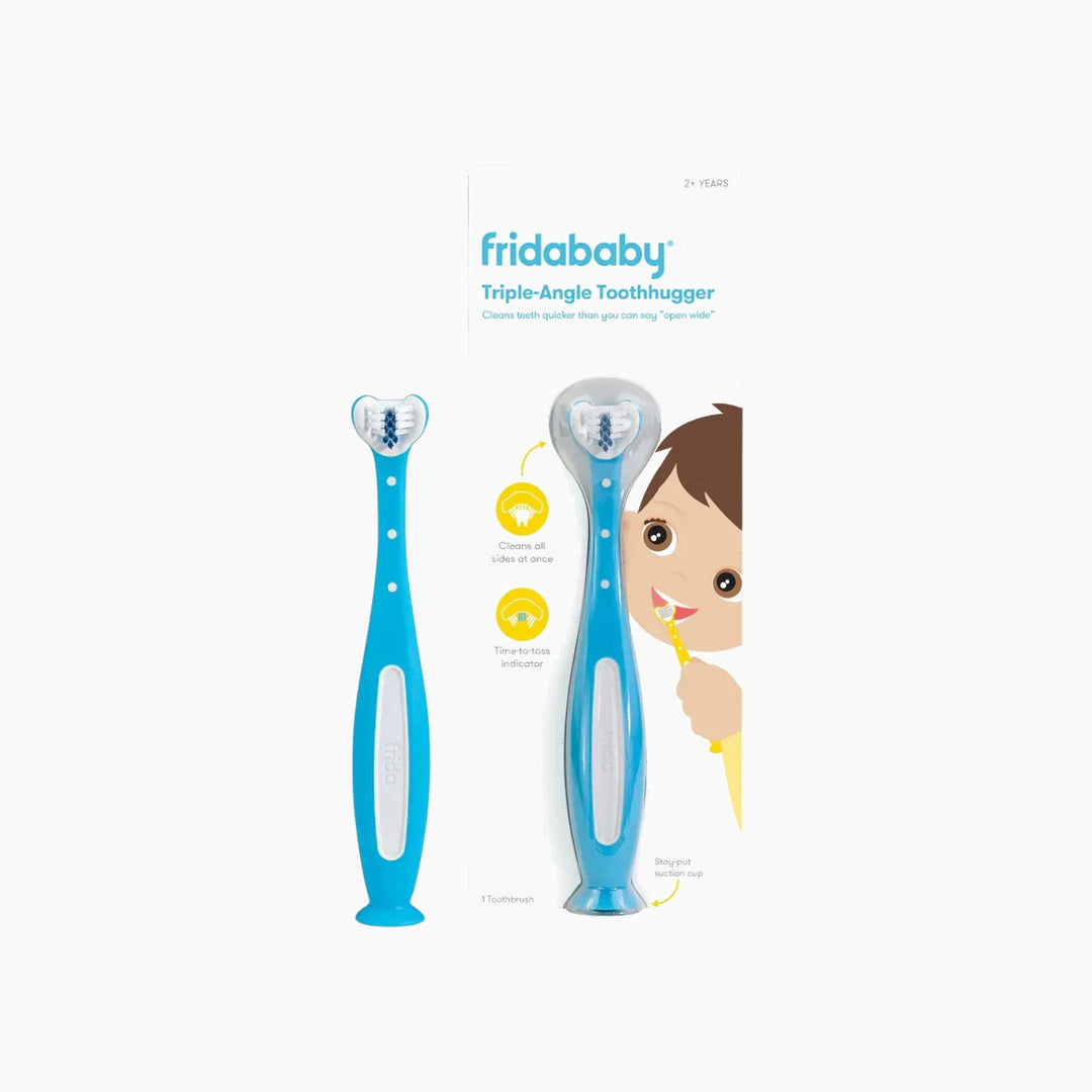 FridaBaby Toothhugger blue toothbrush