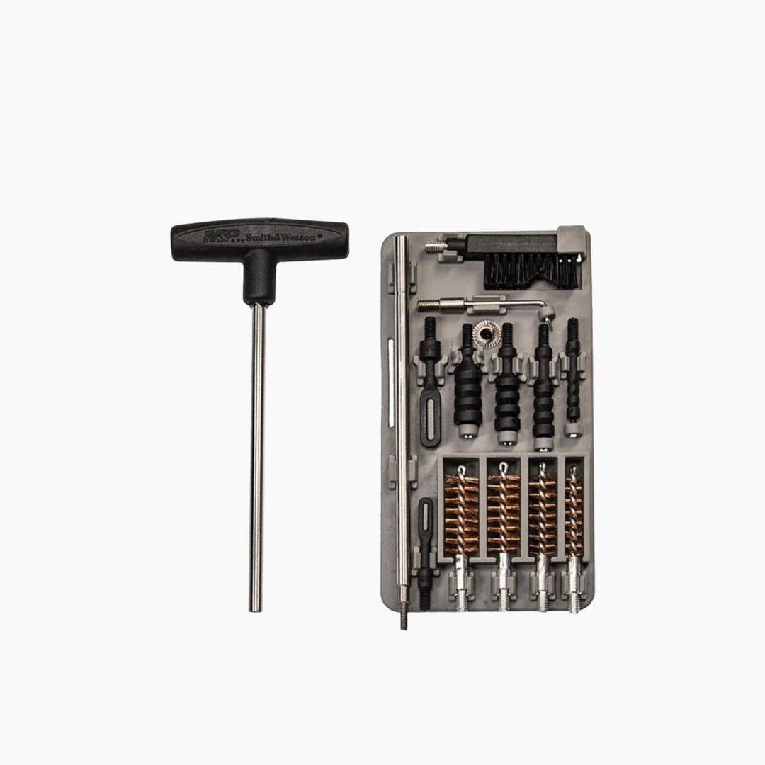 Smith &amp; Wesson compact pistol cleaning kit in zippered case