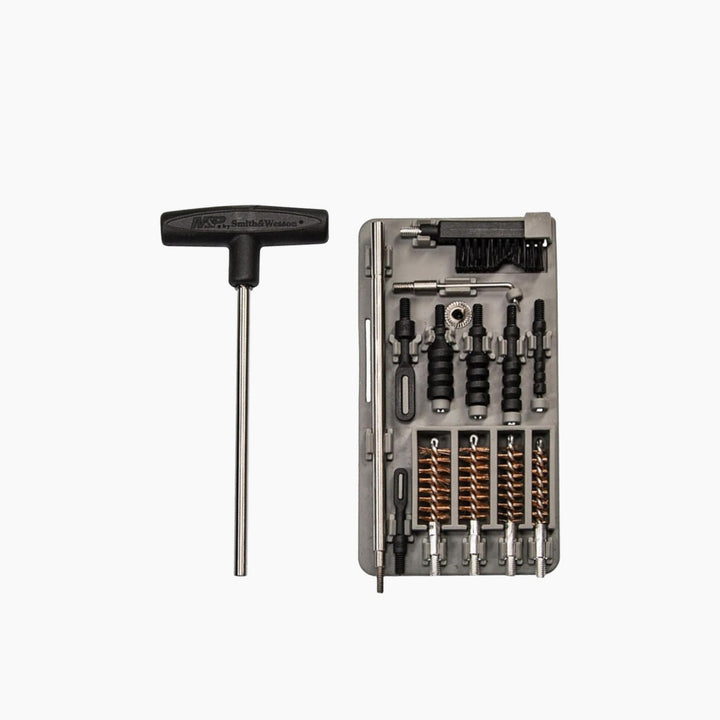 Smith &amp; Wesson compact pistol cleaning kit in zippered case