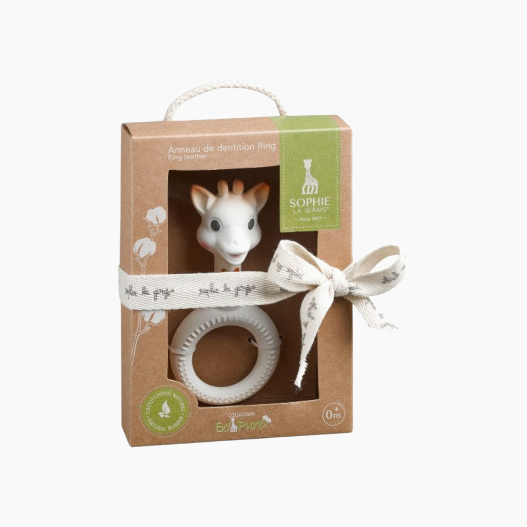 Sophie La Giraffe 100% natural rubber teething ring