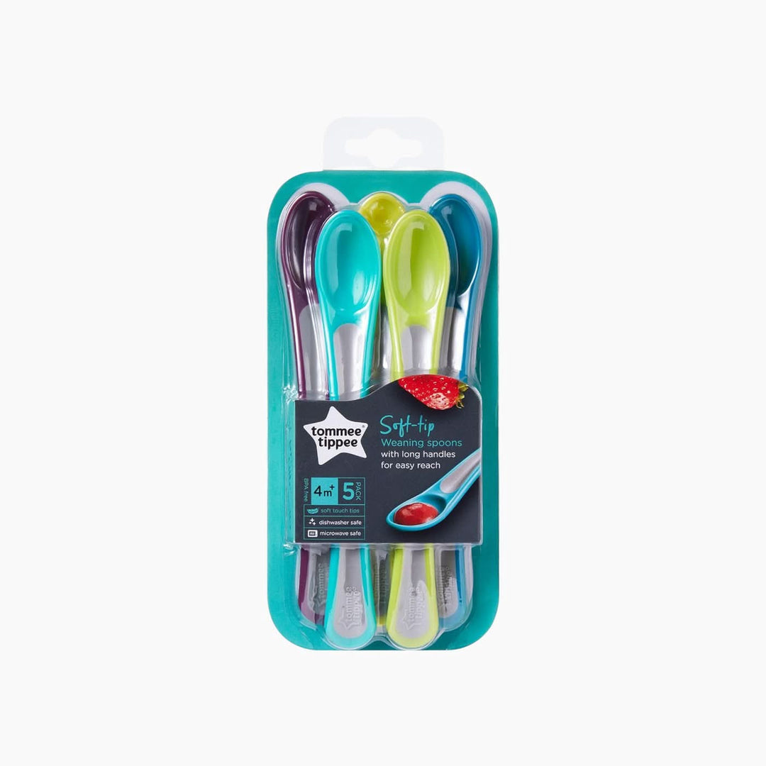 Tommee Tippee Soft Tip Weaning Spoons - HUNA