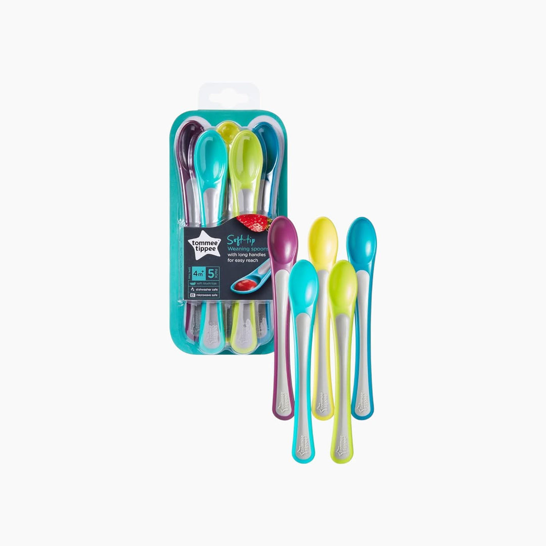 Tommee Tippee Soft Tip Weaning Spoons - HUNA