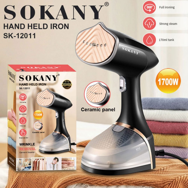 Sokany Handheld Steam Iron, 1700W