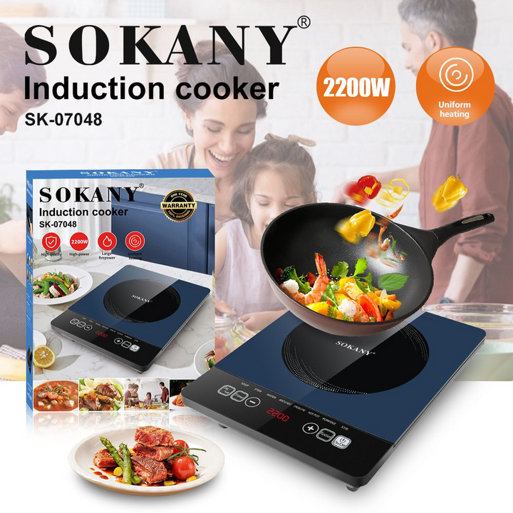 Sokany Single-Burner Electric Stove, 2200W