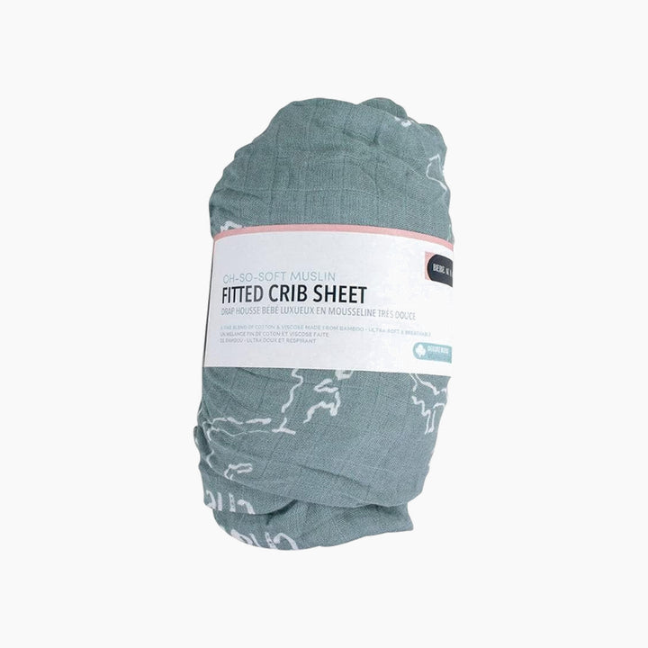 Bebe Au Lait Someday Oh So Soft Muslin Crib Sheet