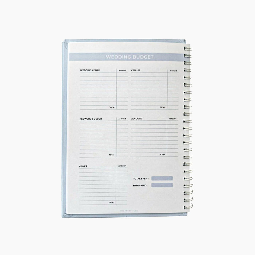 Mind Muse Something Blue Bridal Planner - HUNA