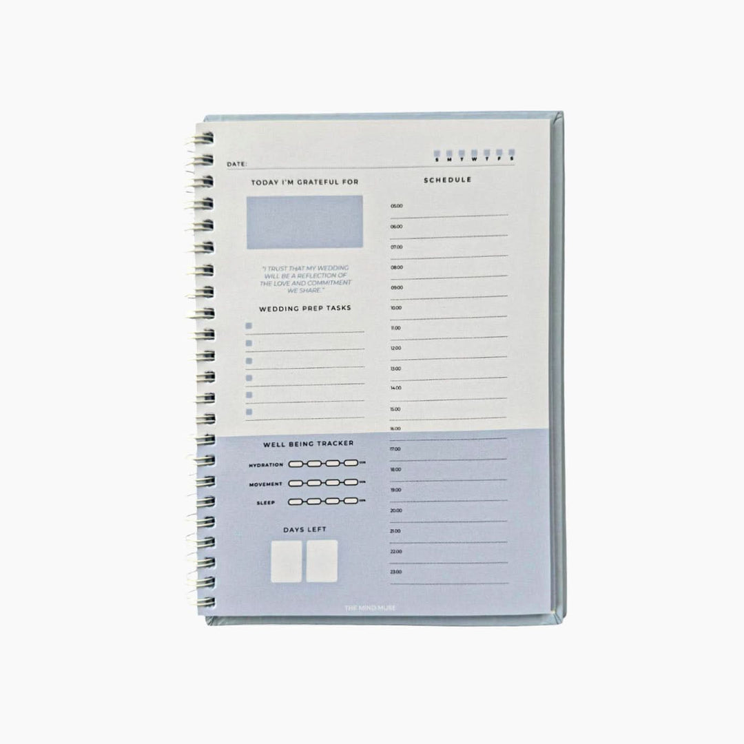 Mind Muse Something Blue Bridal Planner - HUNA