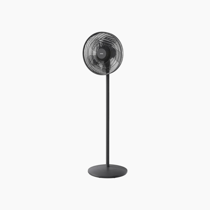 Sona Stand Fan Black 3 Speeds 5 Blades Blck Color with Timer - 16 Insh